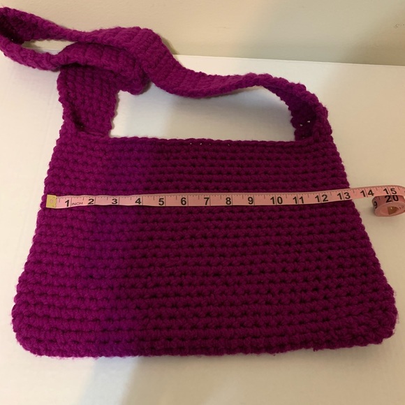 Crossbody Bag Handmade Crochet - Picture 15 of 16